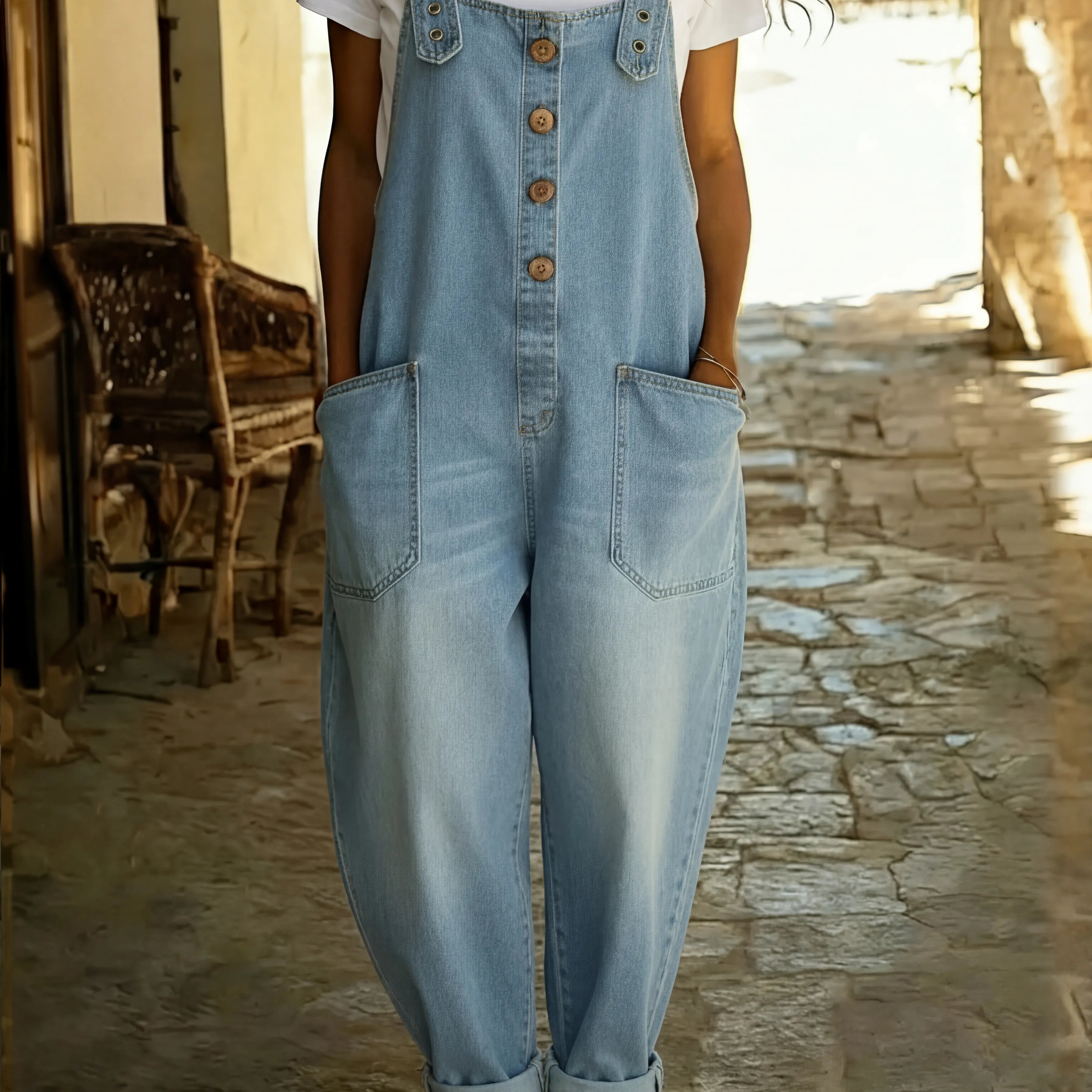 Rocio - Podesivi traper overall