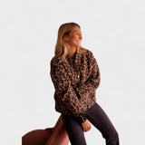 Rosa - Moderni kaput s leopard uzorkom