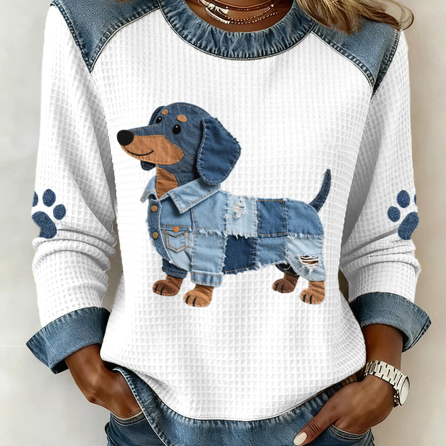 Nuria - Šarmantna majica s dugim rukavima