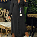 Helen | Casual Elegant Long Denim Shirt Dress