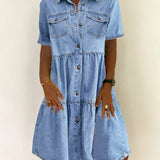 Sophia | Casual Elegant Denim Haljina
