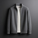 Cas – Zip Strickjacke Clean